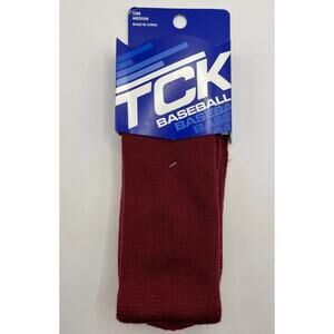 TCK Multisport Cardinal Red Socks Size Med - New Womens Size 7-10 Men’s Size 6-9